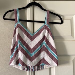 Linen crop top